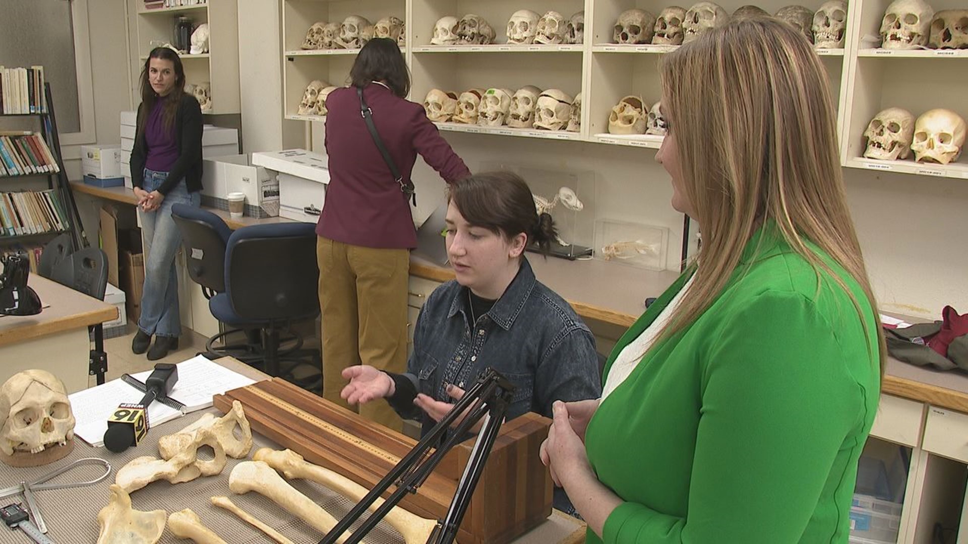 Newswatch 16's Courtney Harrison traveled to Erie to meet a team of graduate students and forensic expert Dr. Dennis Dirkmaat to learn why police call them to help