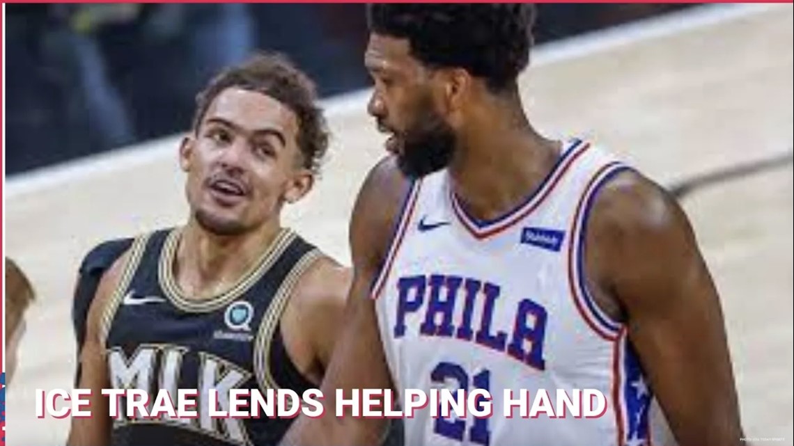 Trae Young, Atlanta Hawks help out Joel Embiid, Sixers