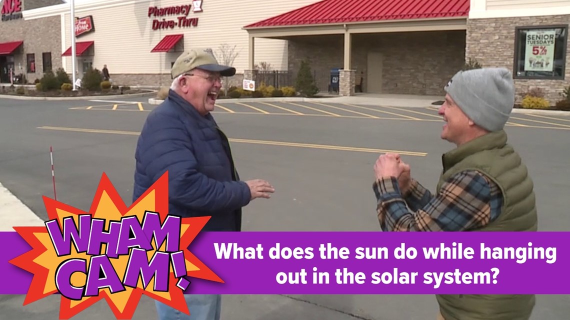 What does the sun do while hanging out in the solar system? | Wham Cam