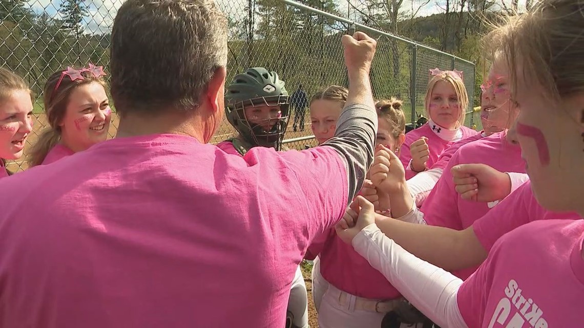 Wyalusing Valley Hosts Pink Game for Breast Cancer Awareness, Falls to Towanda 2-1
