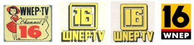 The past and present logos of WNEP